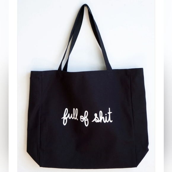 XL BLACK TOTE BAG - Picture 2 of 2